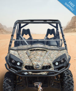 Clearly Tough Can-Am Commander Full Folding Windshield