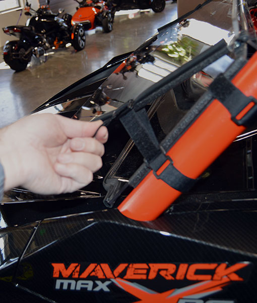 Can-Am Maverick Windshield Velcro Straps