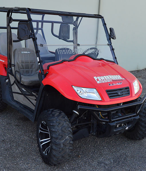 Kymco 500 Tilting Side by Side Windshield