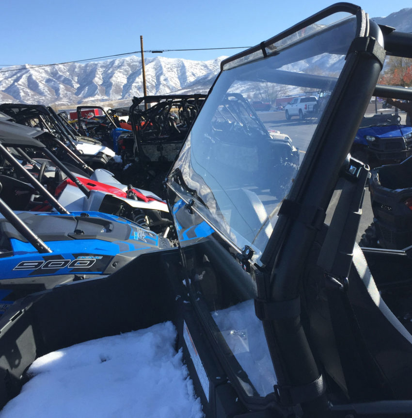 Clearly Tough's full folding rear windshield