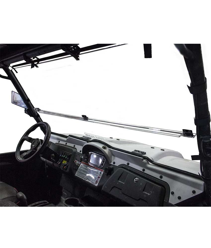 Odes Dominator X Windshield from inside the cab