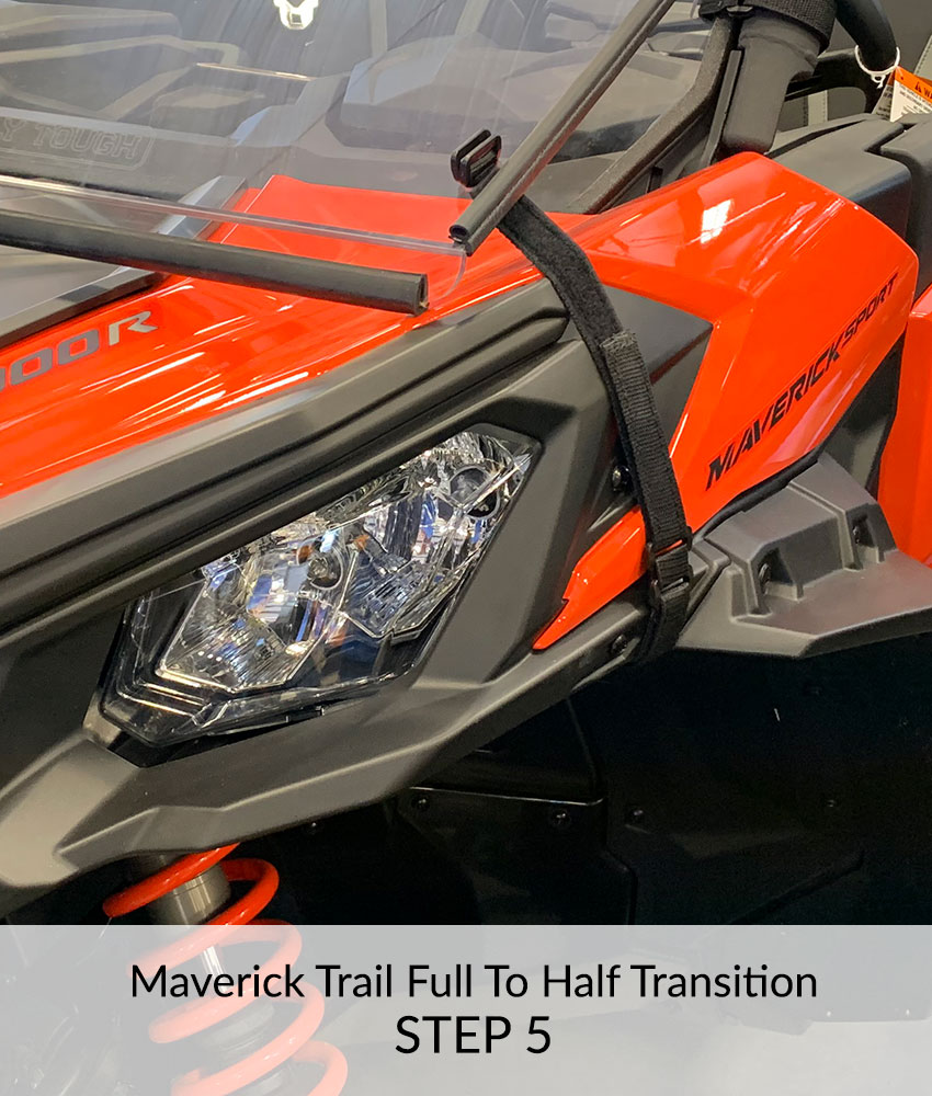 Maverick Trail Full to Half Transition Step 5