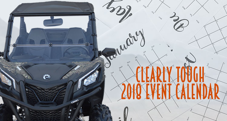 Clearly Tough 2018 Event Calendar