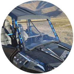 Clearly Tough's Full Folding Windshield