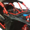 Can-Am Maverick X3 XRC windshield in the folded position